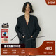 秋季 新品 M系列格雷系清冷知性西装 MOUSSY 外套010HA230 1201