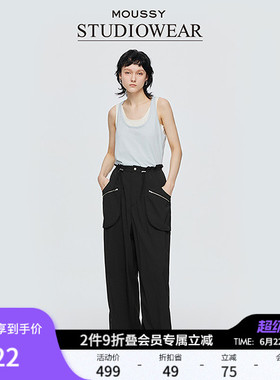 STUDIOWEAR x MOUSSY 春季新品抽绳工装休闲裤028ISA31-3381