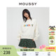 休闲风创意LOGO刺绣套头卫衣女010GAL90 新品 5580 冬季 MOUSSY