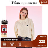 秋季 新品 迪士尼甜美学院风米奇针织衫 MOUSSY 010HAY70 039