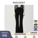 美式 新品 风高腰微喇牛仔裤 马蹄裤 2720 MOUSSY 女010GAA12 春季