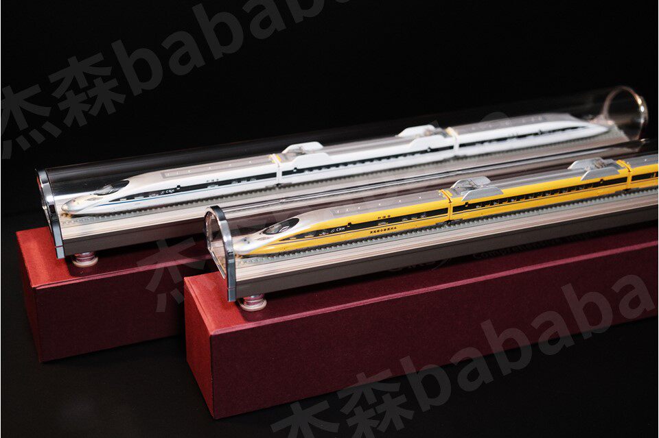 和谐号动车组 高铁模型（静态）商务礼品 CRH380A模型 综合检测车