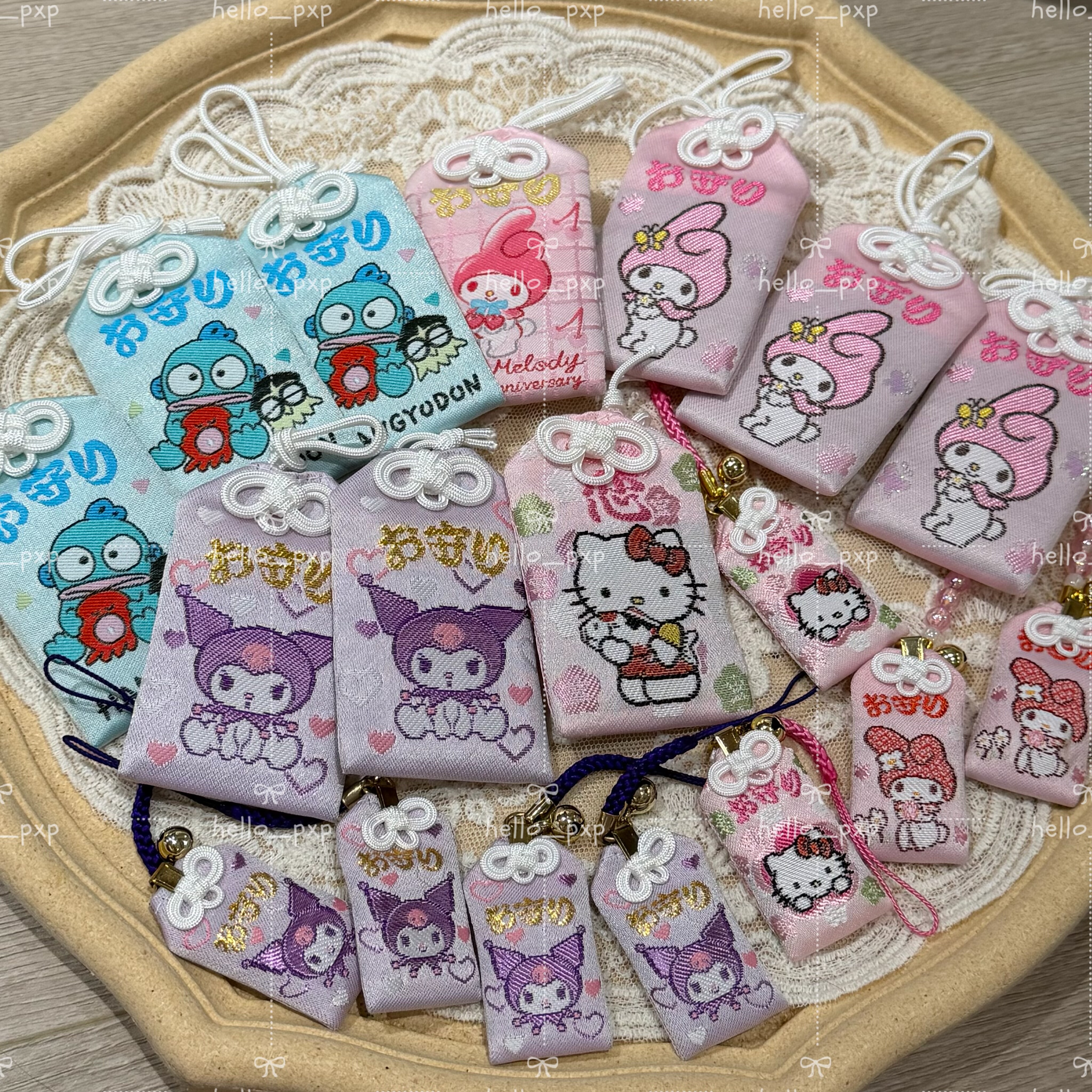 日本京都锦天满宫开运挂件美乐蒂hello kitty恋爱良缘御守护身符