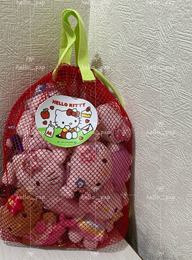 现货！日本本土采购hello kitty美乐蒂网兜拎袋沙滩包手提收纳袋