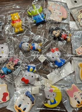 现货 日本正品 kitty/米奇米妮唐老鸭维尼三眼仔卡通磁贴冰箱贴
