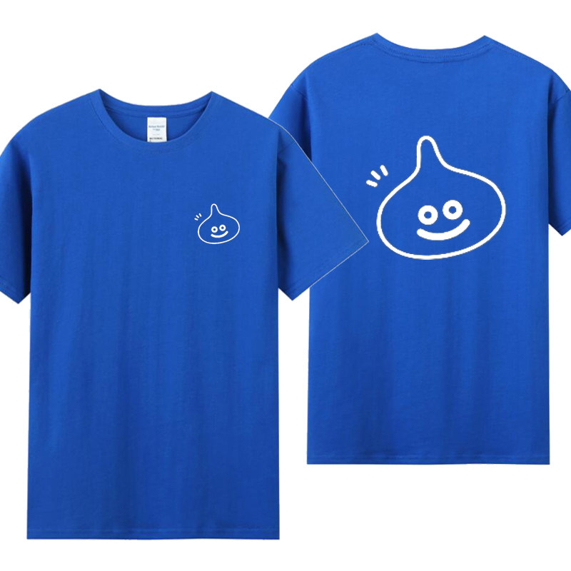 PS4 3DS游戏 勇者斗恶龙11 史莱姆T恤短袖新品衣服女男圆领纯棉潮
