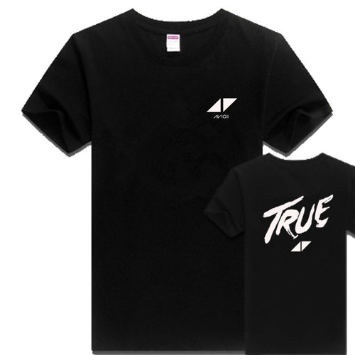 摇滚乐队 DJ 艾维奇Avicii A神T恤男女学生纯棉圆领短袖电音周边