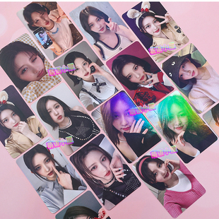 GAEUL金秋天镭射小卡IVE芙团周边专辑小卡女团周边高清写真闪卡片