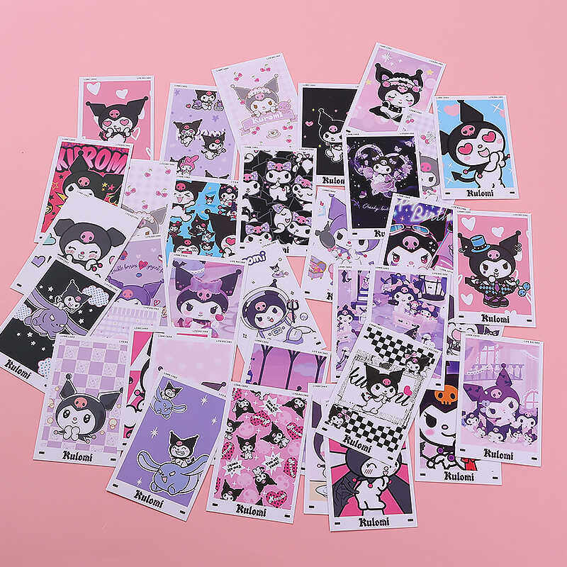 库洛米周边不重复40张留言卡