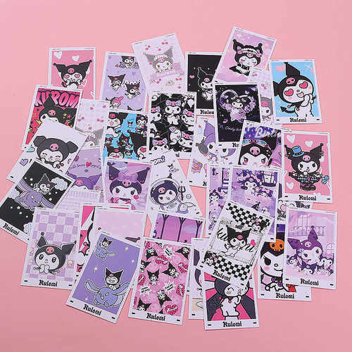 库洛米周边不重复40张留言卡