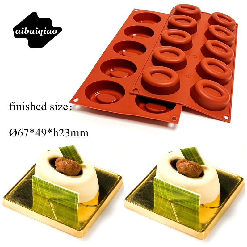10连oval椭圆形甜点慕斯硅胶模具