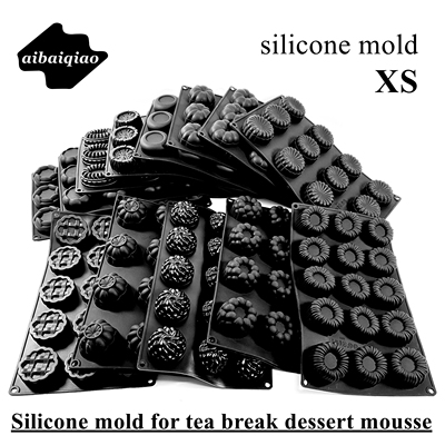 15连小甜点慕斯硅胶模具茶歇点心