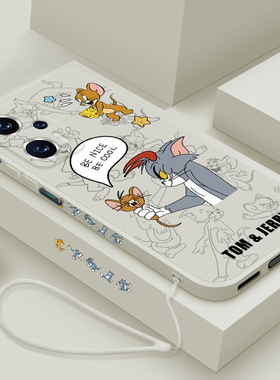 红米note11tpro手机壳新款液态硅胶小米redminote11t镜头全包防摔保护套11tpro+十创意新潮牌男女款猫和老鼠