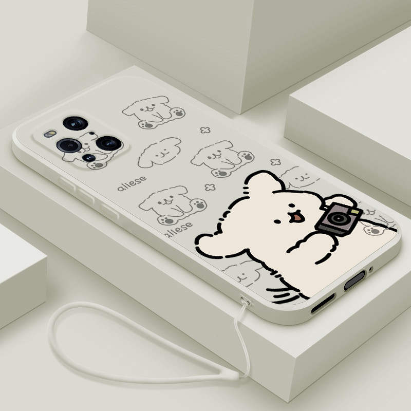 液态硅胶软壳 镜头全包 卡通个性