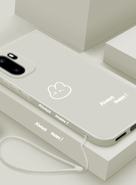 适用一加Ace6手机壳新款1+Ace6T液态硅胶软壳oneplus镜头全包防摔保护套十男女情侣oppo网红卡通可爱潮开心兔