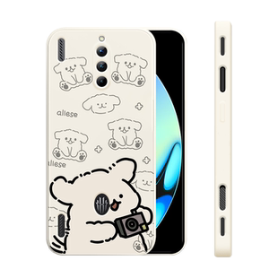 适用红魔8pro手机壳新款努比亚红魔8pro+液态硅胶软壳pr0十男女生NX729J镜头全包防摔保护套游戏外卡通拍照狗