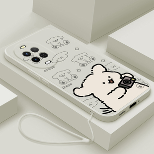 适用华为nova15pro手机壳新款nova15液态硅胶软壳nova15ultra镜头全包防摔保护套男女情侣网红创意卡通拍照狗