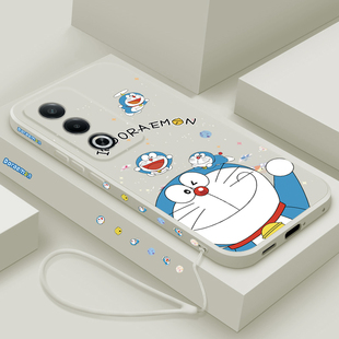 适用oppoA3x手机壳新款oppo A3pro液态硅胶A3活力版软壳A3 5G镜头全包A3i防摔A3iplus保护套男女生卡通蓝胖子