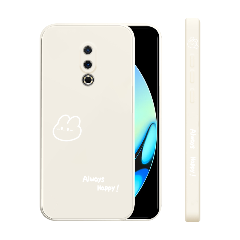 适用魅族16手机壳新款Meizu16plus液态硅胶软壳16thplus镜头全包防摔MZ16spro保护套por男女生pr0网红开心兔