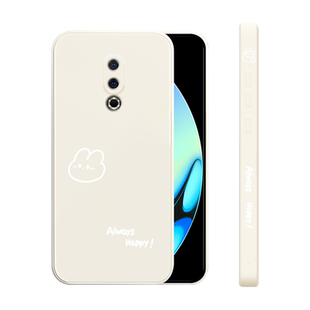 适用魅族16手机壳新款Meizu16plus液态硅胶软壳16thplus镜头全包防摔MZ16spro保护套por男女生pr0网红开心兔