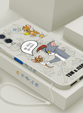 vivoy76s手机壳猫和老鼠vivo液态硅胶软丫76s镜头全包y76s防摔V2156A创意新款vⅰvoy高级感ⅴivoy简约男女款