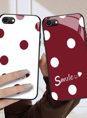 适用iphoneX手机壳XR新款XSmax钢化玻璃XS镜面保护套苹果8镜头7plus全包6splus防摔5s硬壳se男女情侣高级爱心