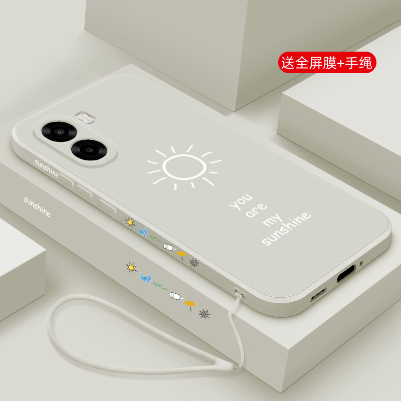 适用oppoA6s手机壳新款oppo A6i+液态磨砂硅胶软壳A6c镜头全包A6v防摔保护套男女生简约个性创意时尚外壳晴天