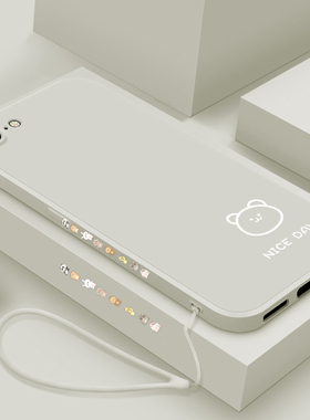 适用苹果SE2手机壳iPhoneSE3保护套iPhone2SE镜头全包二代三超薄防摔男卡通小熊兔液态硅胶软高级感女款潮