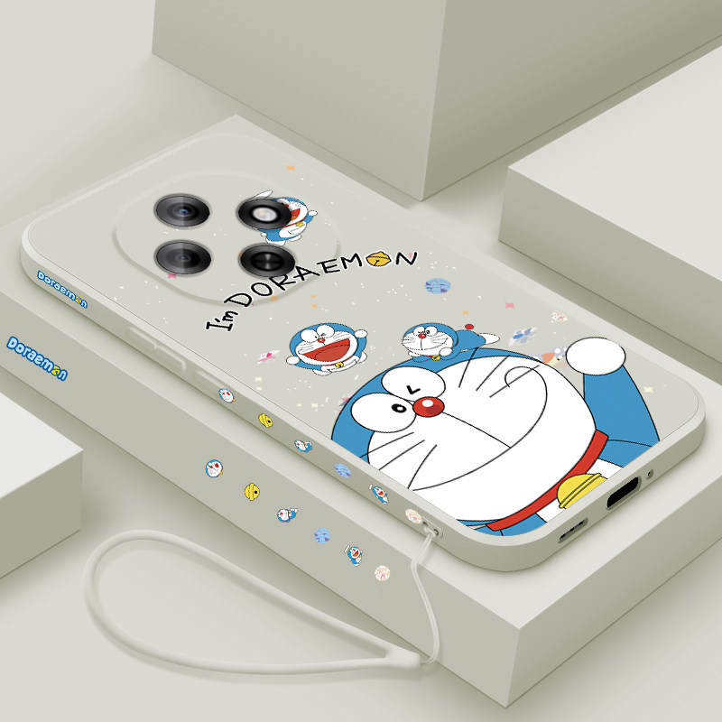 适用oppoA6pro手机壳新品A6GT液态硅胶A6Max软壳oppo A6镜头全包A6i防摔保护套男女款潮牌卡通时尚外壳蓝胖子