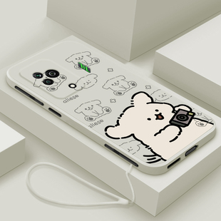 适用黑鲨5手机壳新款5pro液态硅胶软壳pr0游戏散热小米黑鲨5rs镜头全包防摔保护套黑沙5卡通可爱潮外壳拍照狗