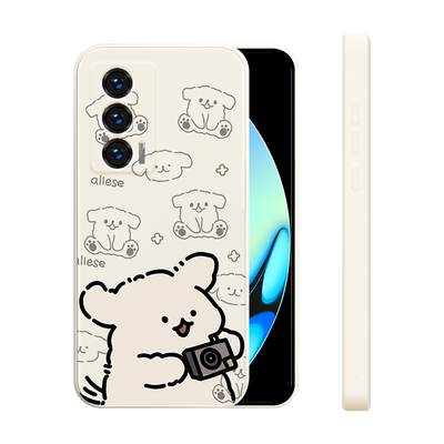 适用iqooz5手机壳新款vivo iqooz5x液态硅胶软壳iq00z3男女生iqooz1镜头全包防摔z1x保护套卡通可爱外拍照狗