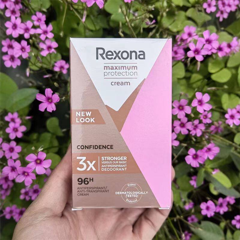 Rexona止汗膏正品止汗棒除臭去异味男女款香体45ml原装进口德国