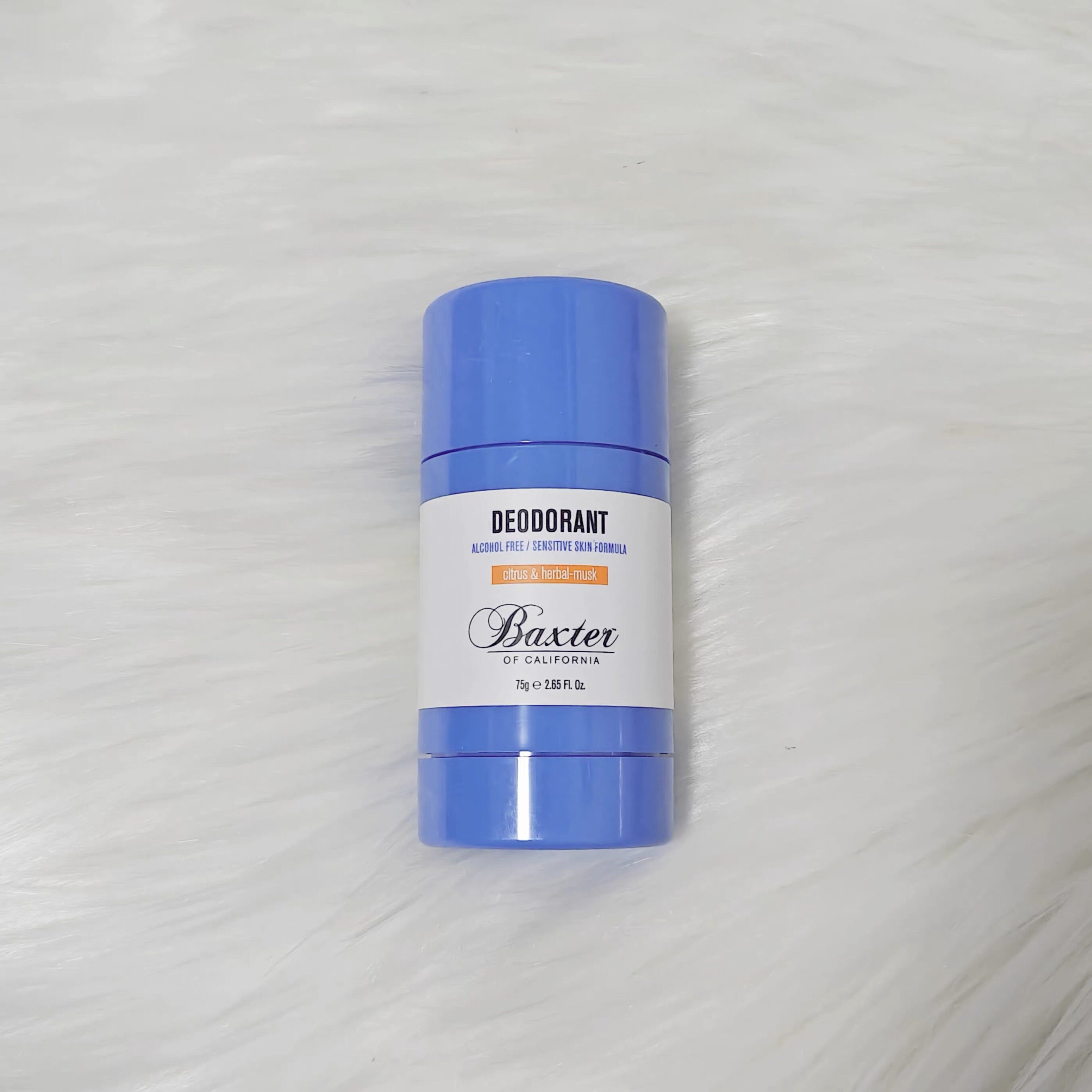现货 美国Baxter of california柑橘草本麝香男士香体止汗膏75g