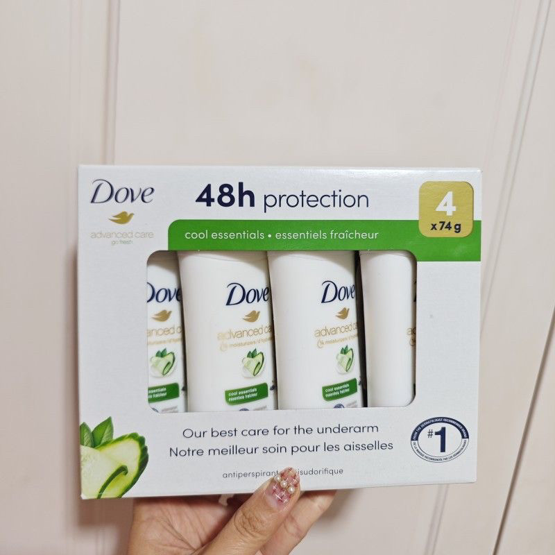现货加拿大美国Dove多芬青瓜止汗膏腋下抑汗固体防汗香膏去体味
