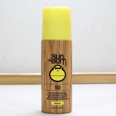 美版Sun Bum滋润保湿敏感肌海滩珊瑚友好防水防晒霜滚珠涂抹SPF50