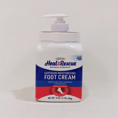 美国原装ProFoot润足霜防干裂滋润去死皮护脚手部膝盖454mL足裂膏