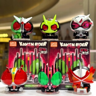 灵动创想假面骑士人偶迷你Q掌心英雄时王双骑手办摆件人偶玩具