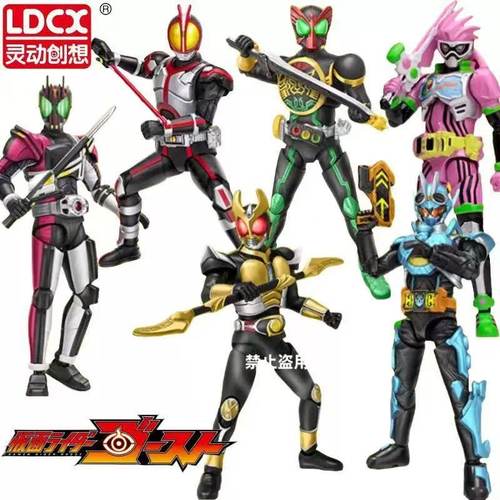 灵动创想假面骑士拼多乐歌查德帝骑关节可动潮玩人偶拼装模型玩具