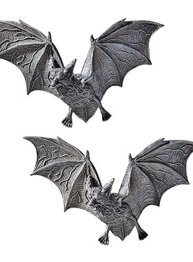 Design Toscano吸血蝙蝠Bats雕像壁饰2只Sculptures瑞兽现货