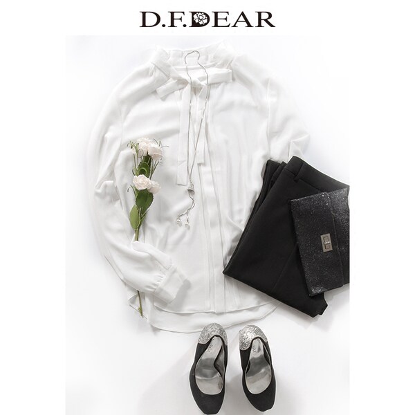 D．F．DEAR 德菲蒂奥 18年春季新款 春季泡泡纱肌理感女式衬衫 天猫优惠券折后￥119包邮（￥169-50）