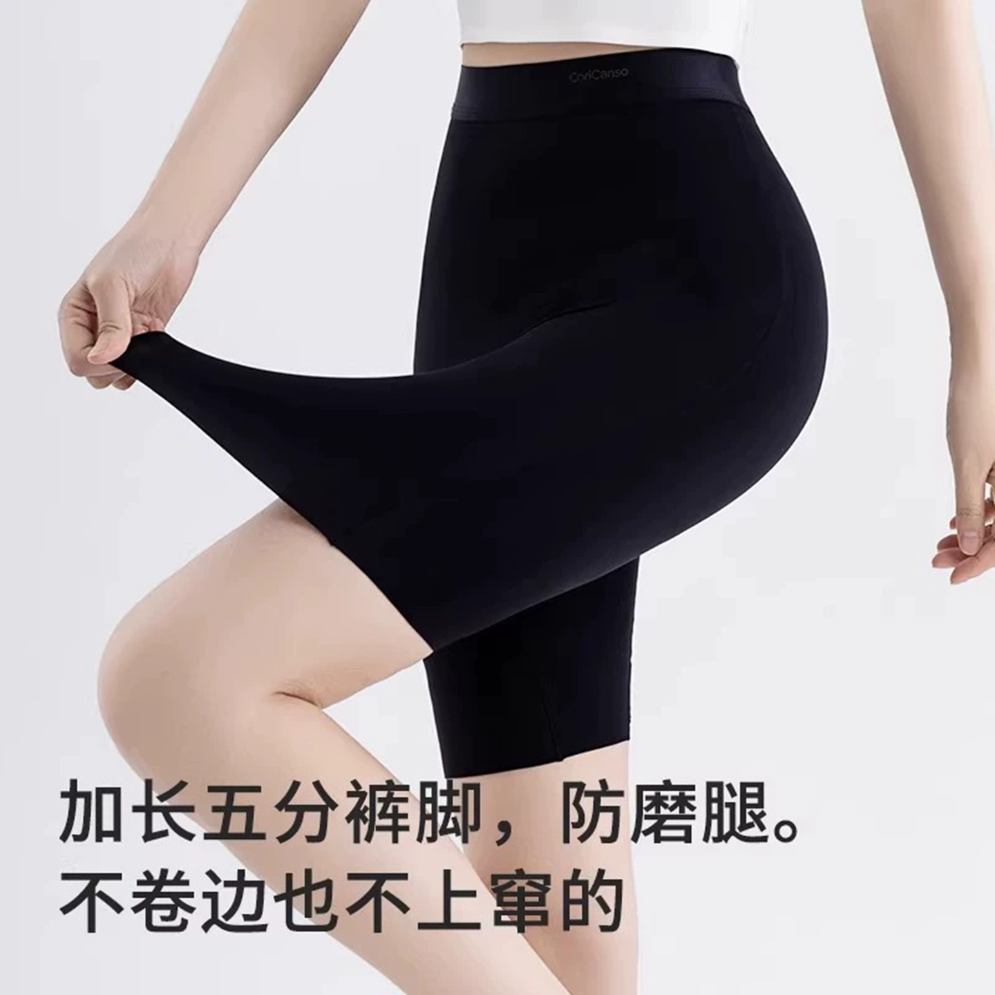 泳裤女士平角速干泳衣短裤单件泡温泉保守内裤运动游泳五分打底裤