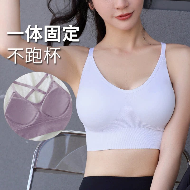 一体式游泳内衣女大码潜水服无钢圈大胸bra聚拢背心冲浪浮潜泳装