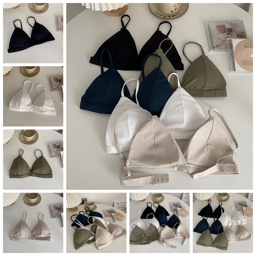 小胸聚拢分体泳衣女水上乐园外穿上衣带胸垫游泳装比基尼吊带背心