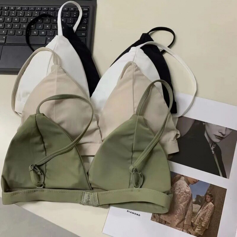 姑娘泳衣分体玩水背心运动风学生小胸游泳馆水上乐园专用女孩泳装