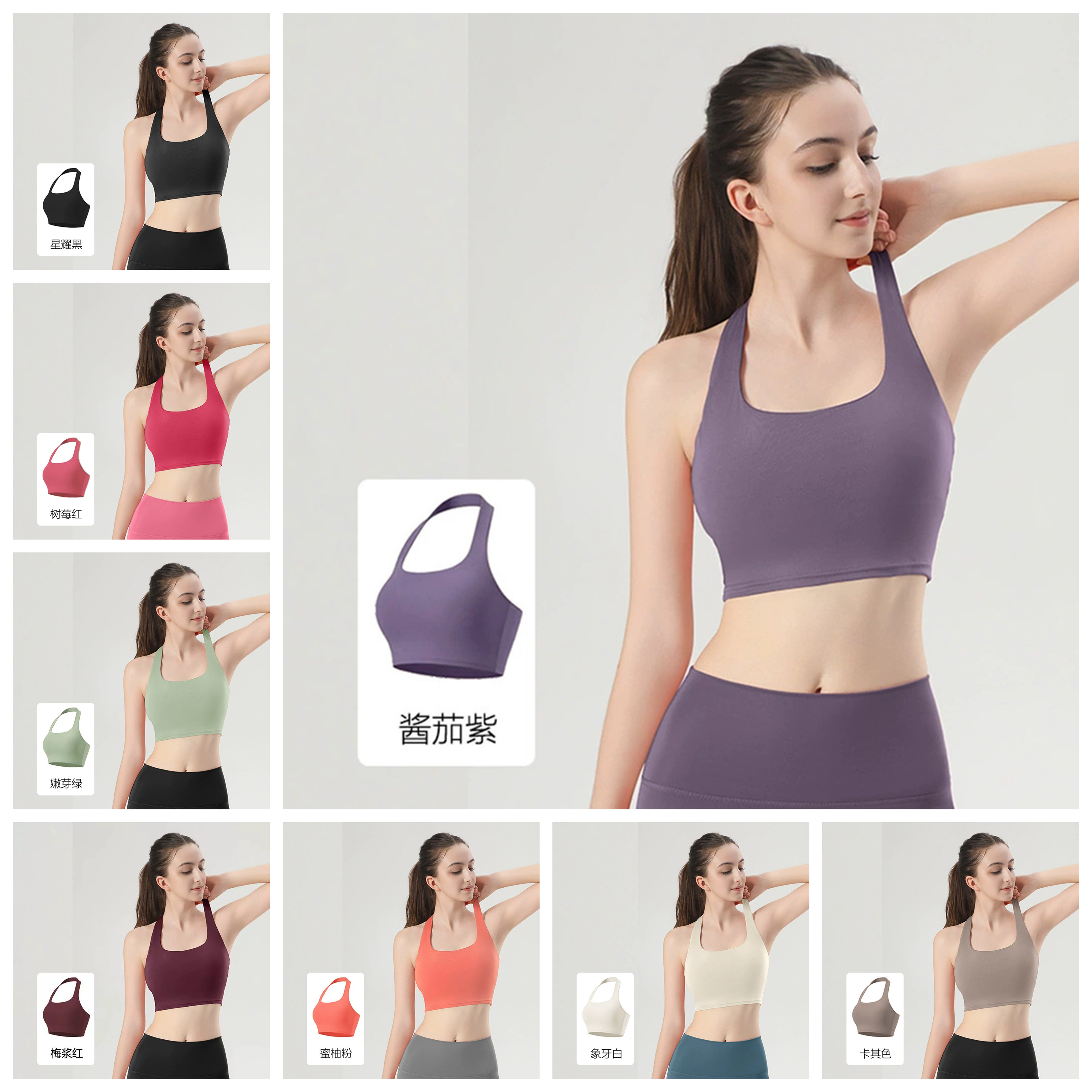 潜水服内穿速干泳衣女大码浮潜水背心带胸垫大胸聚拢游泳防晒胸罩