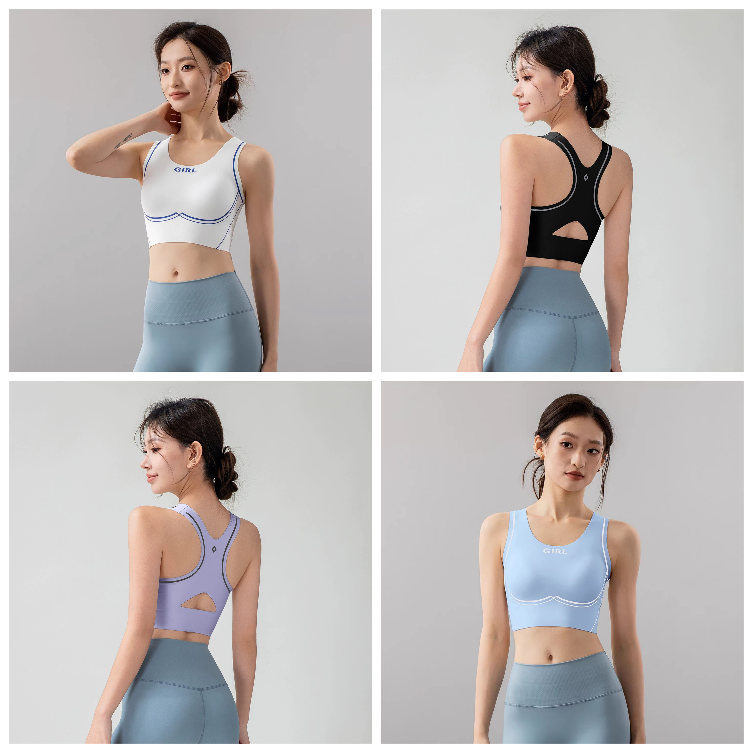 女士泳衣分体单件上衣游泳内衣带胸垫速干户外运动玩水背心单独卖