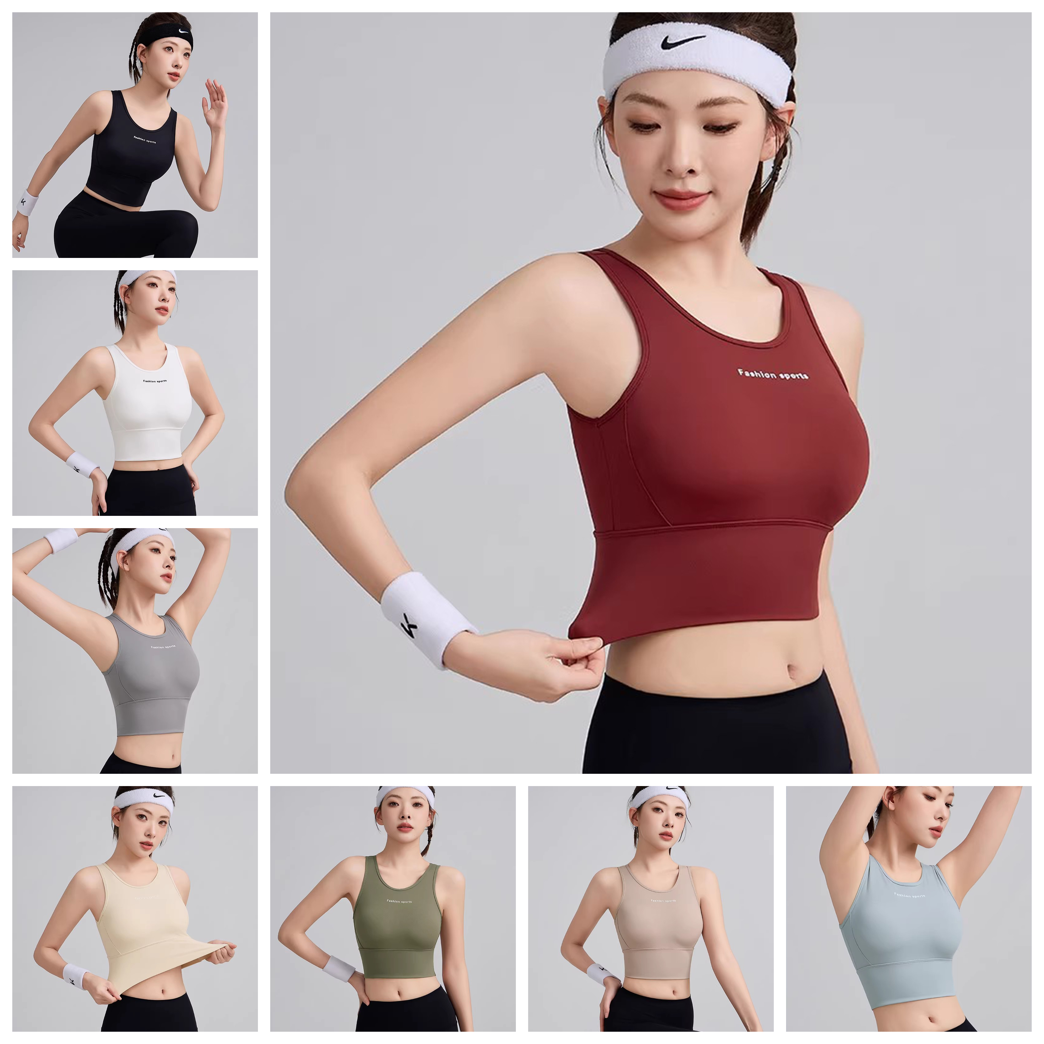 2019新款比基尼泳衣单件背心式分体游泳衣上衣女士温泉保守泳装