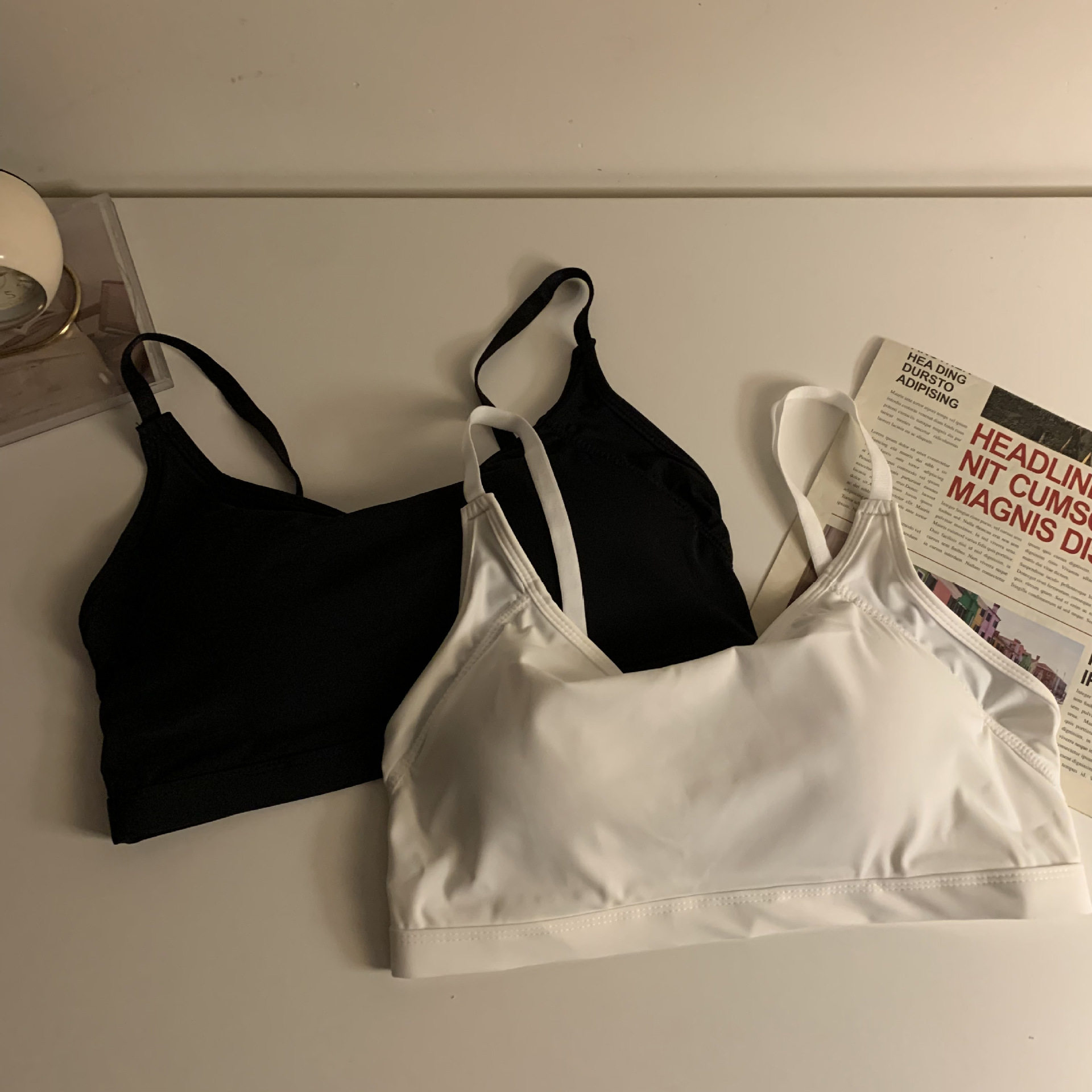 游泳衣女夏分体2022新款海边沙滩少女学生小胸聚拢小个子瘦mm泳装