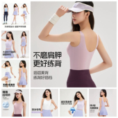 泳衣女高级感2025新款 泡温泉 上衣单件女士背心速干显瘦遮肚大码