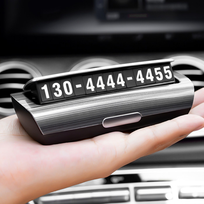 汽车用临时停车牌挪车电话号码牌可隐藏挪车贴创意个性零时号码
